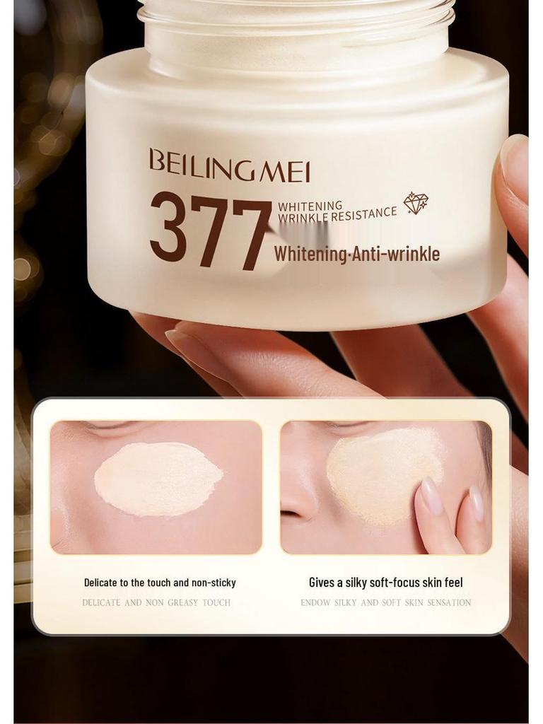 377 Whitening & Anti-Wrinkle Nourishing Cream - Freckle Remover & Skin Brightening Emulsion for Hydration & Firmness.