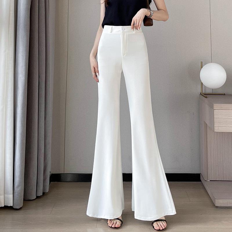 2024 Autumn Korean High Waist Slimming Flared Wide-Leg Pants