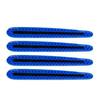 Blue Carbon Fiber Epoxy Safety Reflective Car Handle Door Bowl Warning Sticker
