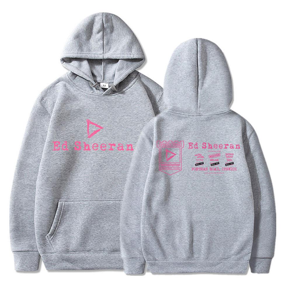 Korean Fashion Hoodies Ed Sheeran Play Tour 2025 Merch Tops Men Women Clothing Fashion Vintage Clothes for Teens Cotton Hoodie
