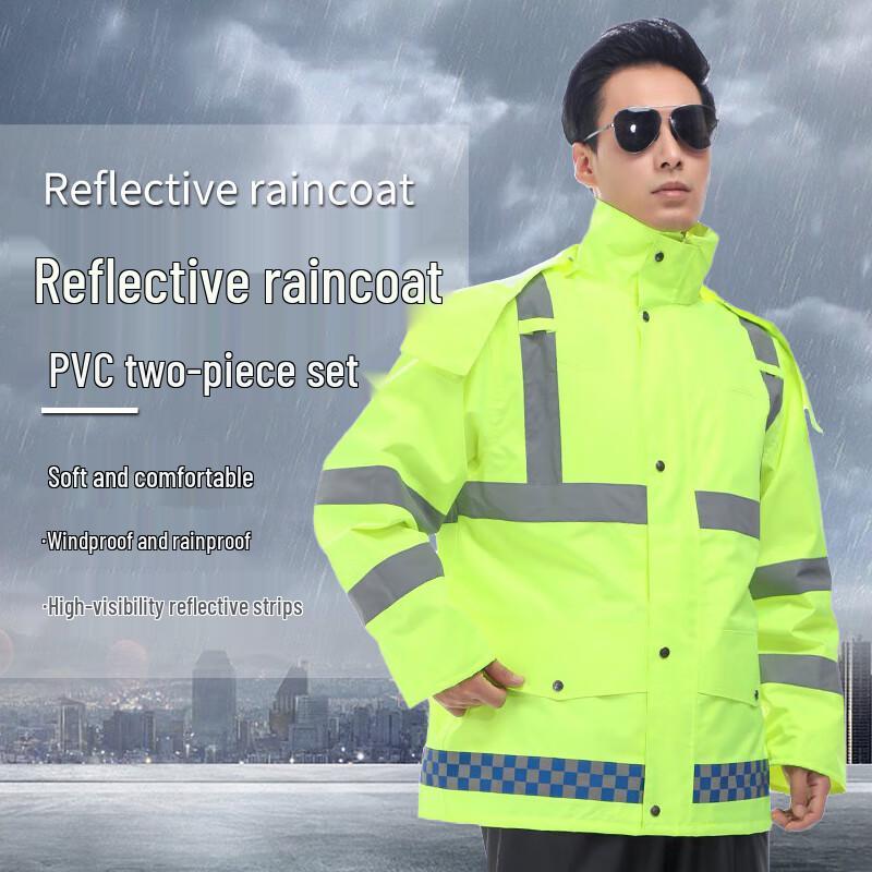 Reflective Waterproof Rain Suit