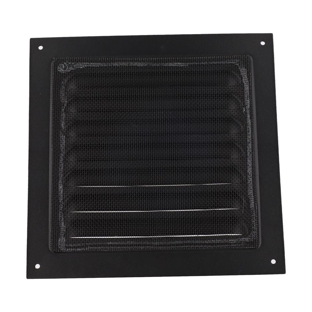 Airflow Regulator Air Outlet Grille 100x100cm Aluminum Ventilation Grille Cover Cover Enhanced Airflow Design Fiber Mesh Backing