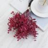 Plastic Material Artificial Eucalyptus Leaves Leaf Stems Fake Flowers Simulated Eucalyptus Flowers 6 Pieces Lot Bouquet Leaves