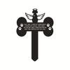 Animal Wrought Iron Floor Silhouette for Outdoor Courtyard and Lawn Decoration