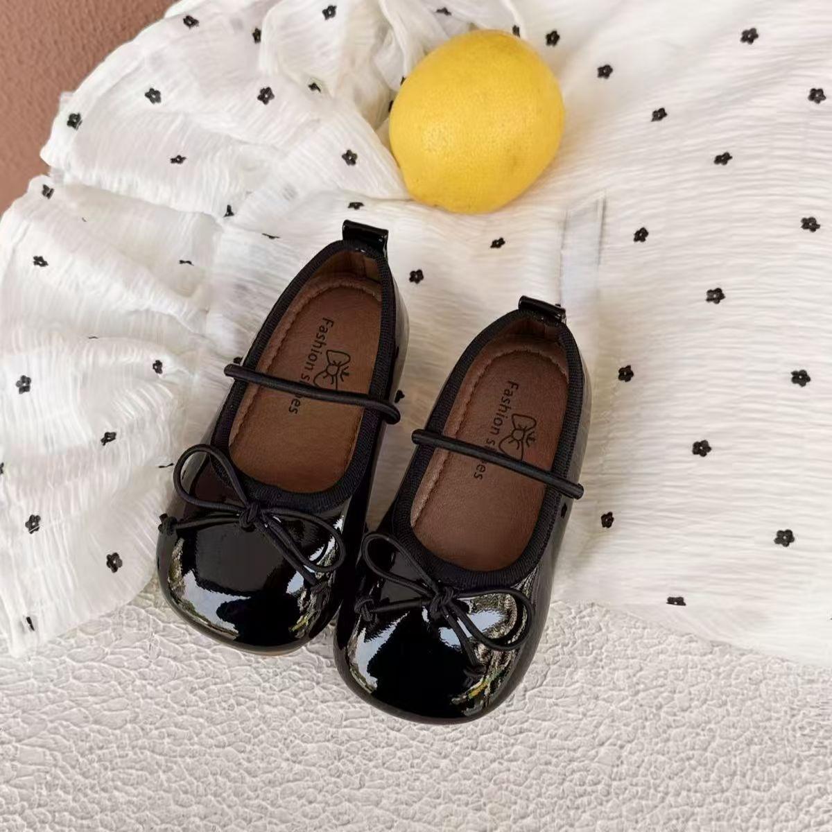 

New Style Girls Low-top Slip-on Soft-soled Baby Shoes for Little Kids 22 чёрный