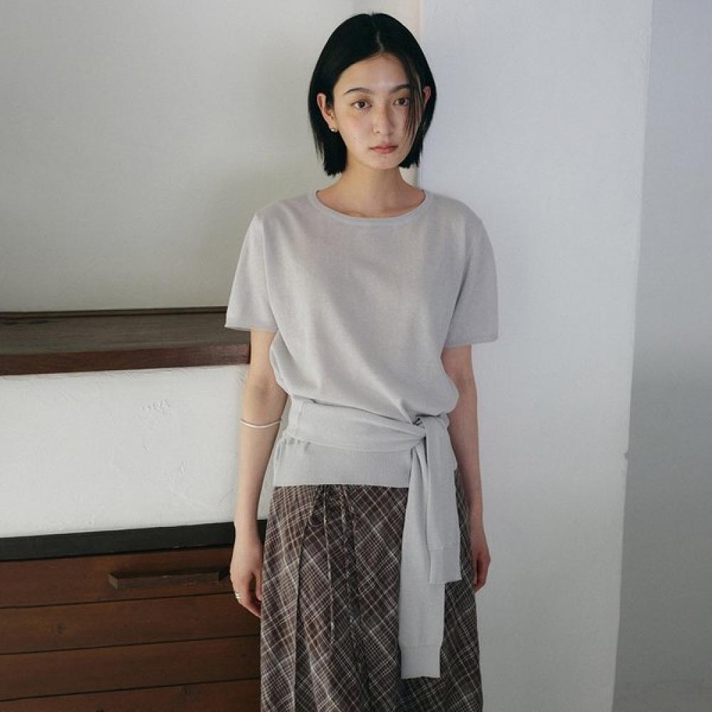 On On Short Sleeve Pullover Nek6mp606 LIGHT GREY/S_01