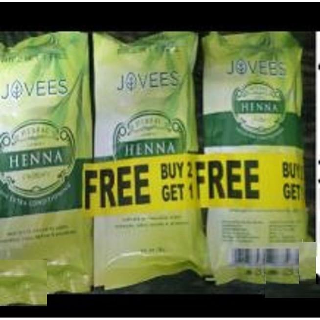 @ jovees Herbal Henna For Damage Hair Buy 2 Get 1 Free 75g UKZQ163 50%off