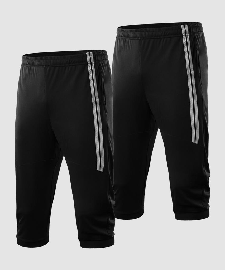 ARMEDES [2Pack] 2-Stripe Athletic Shorts Ar-62 (2 Colors)