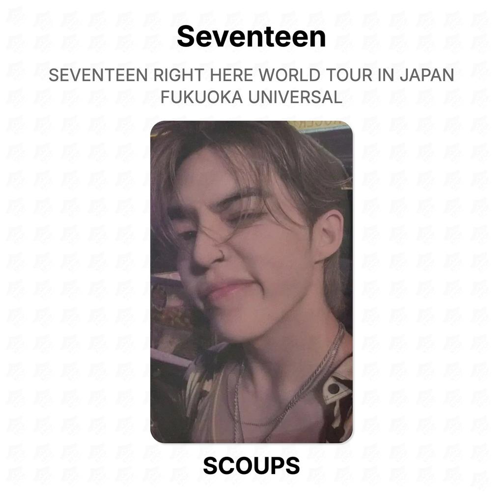 Seventeen RIGHT HERE WORLD TOUR IN JAPAN FUKUOKA UNIVERSAL Official Photocard
