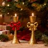 Bowknot Design Candlestick Holder Tabletop Decorative Candle Stand for Home Festival Dining Room Festive Holiday Candle Holder