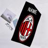 1pc Football26 Beach Towel with Custom Name, Beach/Swimming/Bath/Picnic/Camping Towel, Suitable for Seaside Beaches