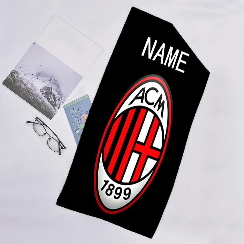 1pc Football26 Beach Towel with Custom Name, Beach/Swimming/Bath/Picnic/Camping Towel, Suitable for Seaside Beaches