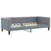 VidaXL Lit de jour avec matelas gris clair 90x190 cm tissu 3196570