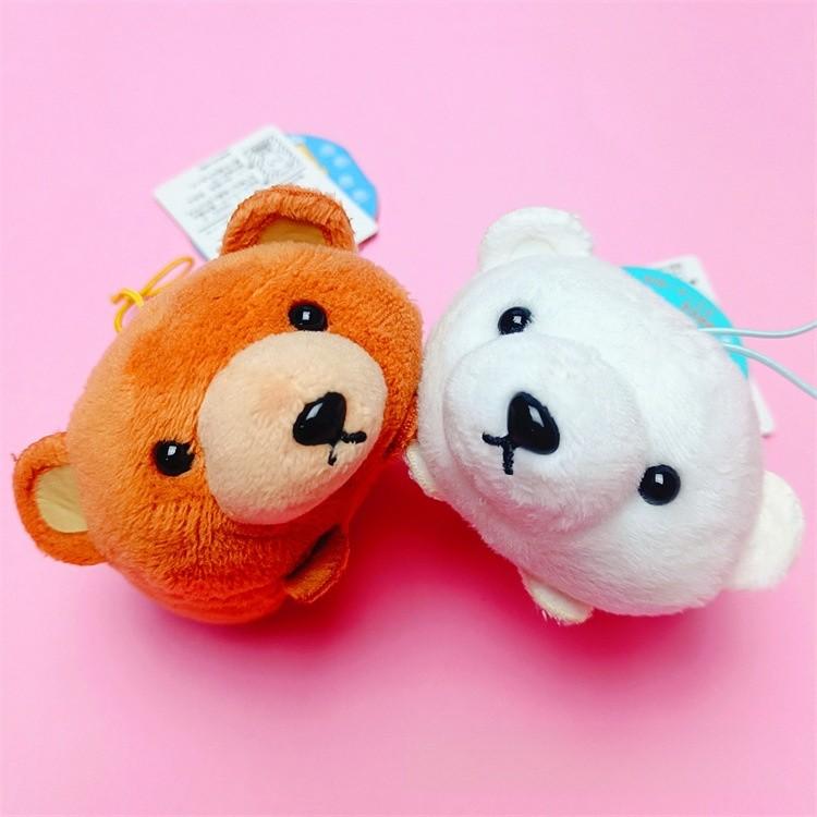 Bear Plush Toy Packable Keychain With Soft Short Pile For Kids And Collectors