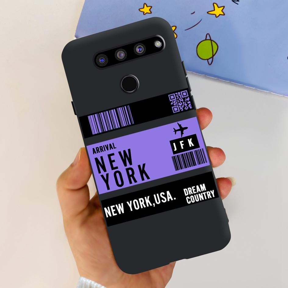 For LG V35 ThinQ Case Cover For LG V40 V50 V50S ThinQ Shockproof Silicone Cases Fashion Flower Soft Funda For LGV50 ThinQ Bumper