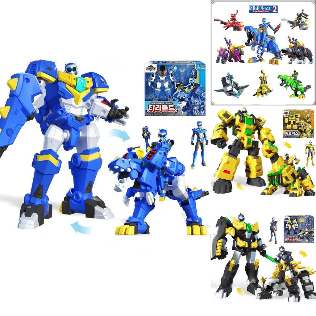 Mini Special Forces Toy Super Dino Power Mecha Transformation Robot For Boys