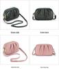 2026 Women's Genuine Leather Pleated Crossbody Bag – Versatile, Soft, Large Capacity, Fashionable Shoulder Bag