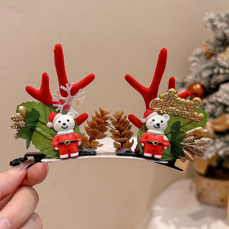 Weihnachts-Rentier-Stirnband für Kinder - Niedliches Feiertags-Haaraccessoire für Fotos