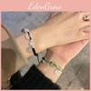 Adjustable Trendy Black String Bracelet For Couples Geometric Ethnic 2024 Design