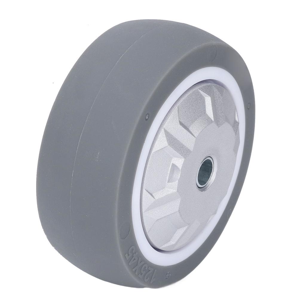 5 Zoll Gummi-Rad 200 kg Tragfähigkeit Stoßdämpfend Abriebfest Leise Voll-TPR-Rad für Wagen