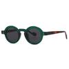 Small Frame Round Punk Sunglasses Women For Men Luxury Brand Designer Vintage Sunglasses Popular Hip Hop Rivet Eyeglasses UV400