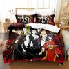 Bungou Stray Dogs S4 Beding Set Single Twin Ful Quen King-Sized Dimensionsd Dimensions Bed Linen Set Adult People Kid Bedrom Duvetcover Sets Anime Bed