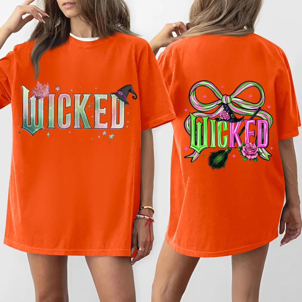 Women's Casual Fashion Round Neck Printed Short Sleeve T-Shirt Top