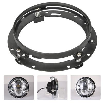 7 inç LED Far Montaj Braketi Yuvarlak Halka Far Montaj Lambası Tutucu Braketleri Jeep Wrangler JK TJ için