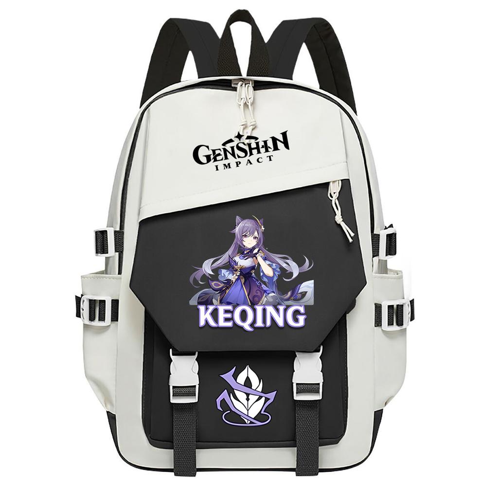 Game Genshin Impact Print Backpack Girls Boys School Bags Student Fashion High Quality Travel Bagpack Children Anime Backpack