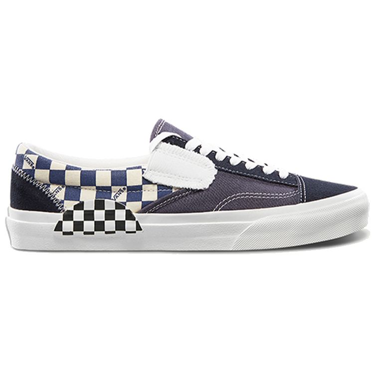 Vans Slip-On Retro Casual Low-Top Canvas Shoes Unisex Sneakers Blue White Checkered VN0A3WM5TLI