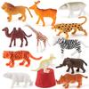 Jungle Animal Model Set Pvc Static Figures For Kids Playroom Decor