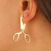 Fashion Creative New Retro Scissors Ear Studs for Women Personalized Women Hip Hop Rock Party Holiday Gift Perforated Earrings