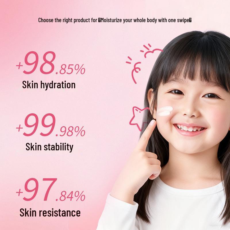 Fresh Milk Kids' Moisturizing Lotion: Gentle, Hydrating, Non-Greasy Body Lotion for Autumn & Winter