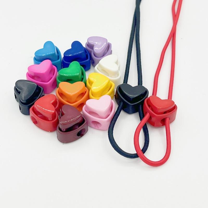 5 Stück/Set Bunte Herzförmige Stricknadel-Stopper Doppelloch-Nadelspitzenschutz DIY Strickzubehör