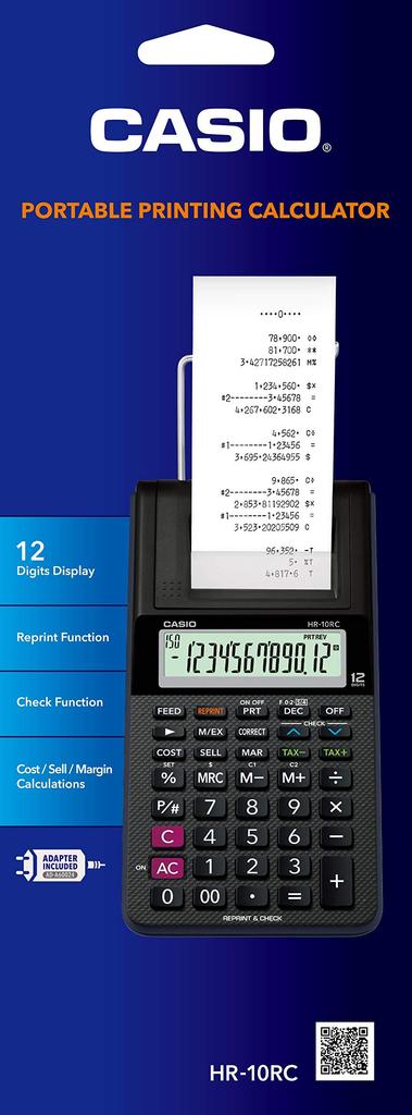 Casio printing calculator HR-10RC