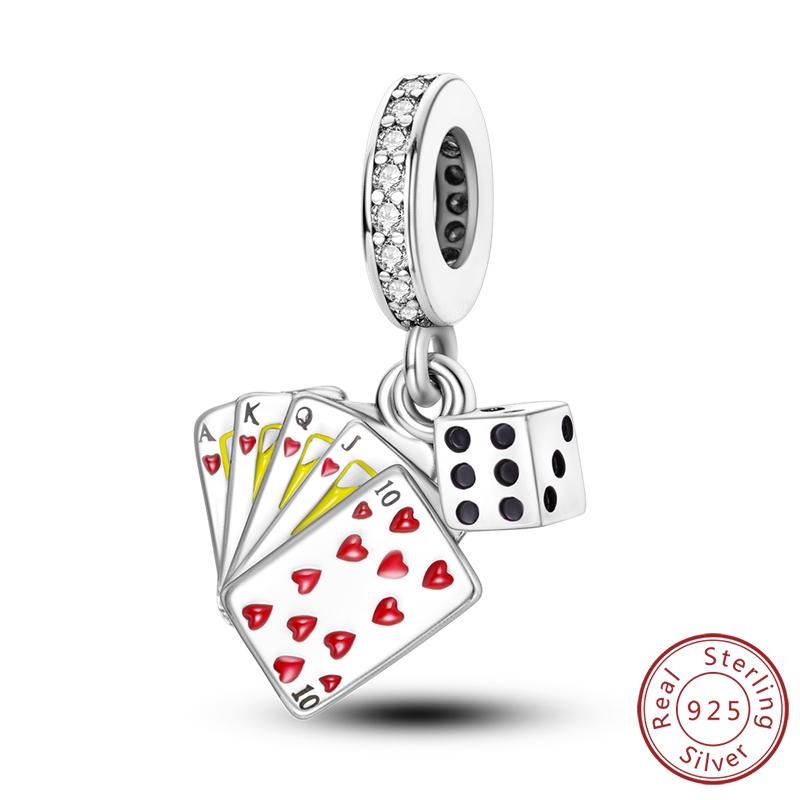 Original Copper Charms Beads Pendants Maple Leaf Squirrel Butterfly Cat Beads Fit Bracelets Women Jewelry Accessory