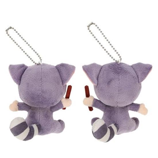 Peter Pan Plush Charm of 2 Fantasy Springs Neverland Tokyo Disney Resort Exclusive Special Goods Lost Kids (Set Raccoons) (Peter Pan's Adventure)
