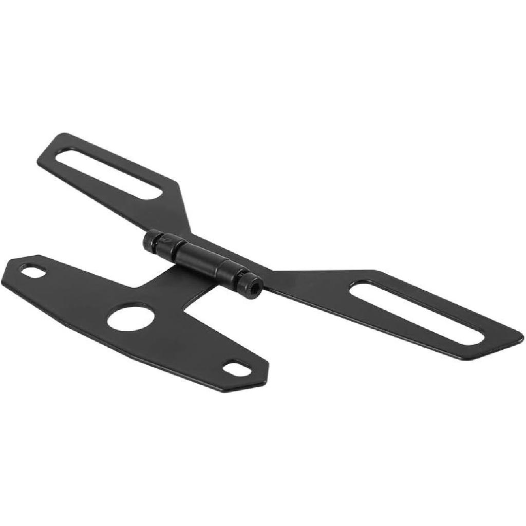 Acouto Motorcycle License Plate Bracket Folding License Plate Tail Brake Light Tag Holder Rear Mini Bracket Mount for Motorcycle ATV Dirt Bike