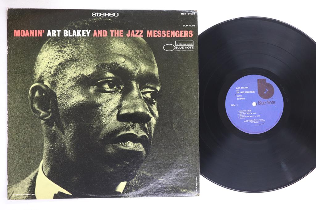 LP Record ART BLAKEY & THE JAZZ MESSENGERS - Moanin BST84003 BLUE NOTE 1973 US Jazz Used