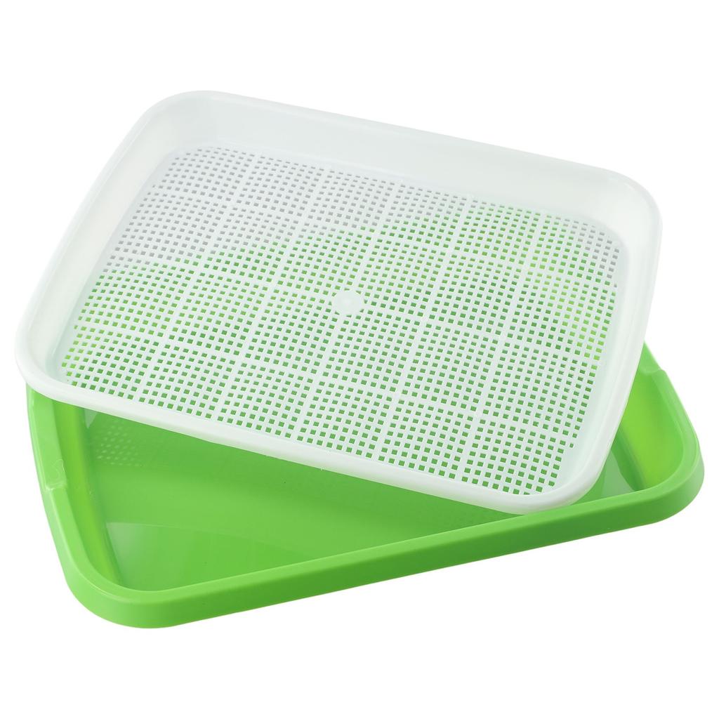 Plastic Sprouting Tray Pots Props Set Tools Accessory Cells