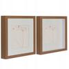 Photo Frame 016/47 M043/M015 White/Oak 23X23 Cm 3Pak