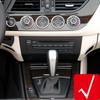 For BMW Z4 E89 2009-2016 Carbon Black Interior Dashboard Console Air Conditioner Switch Panel Decor Trim Car Accessories 1pcs