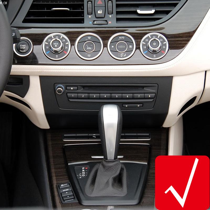 For BMW Z4 E89 2009-2016 Carbon Black Interior Dashboard Console Air Conditioner Switch Panel Decor Trim Car Accessories 1pcs
