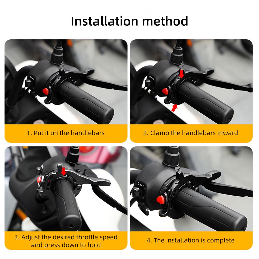 Universal Motorcycle Cruise Control Throttle Lock Assist Handlebar Aluminum Lock Assist Retainer Wrist Grip Handle Bar