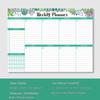 Simple Weekly Planner: Spiral-Bound Sticky Note Pad for Daily Planning
