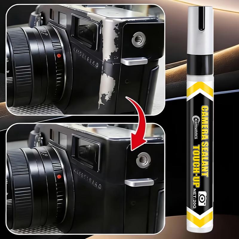 Touch‑Up Paint Pen for Camera Body Edges Corners Scratch Chip Repair Marker Precision Fine Tip Quick‑Drying Touchup Paint2