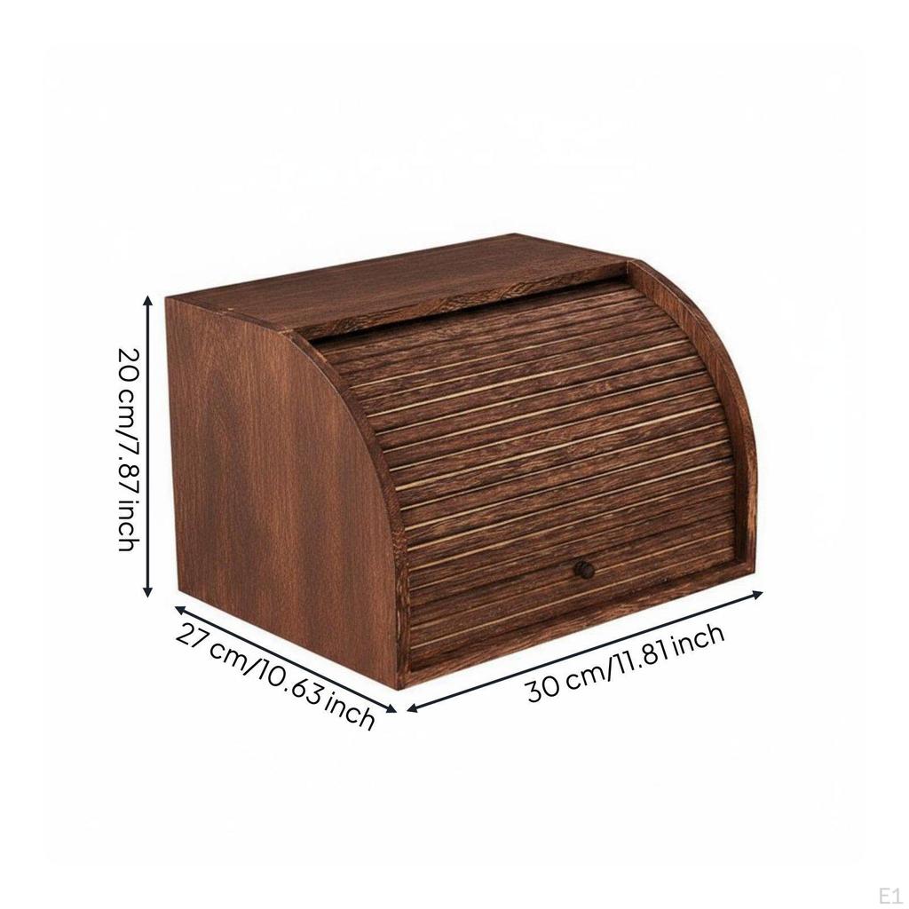 Wooden Desk Storage Cabinet Natural Wood Grain Desktop Dustproof