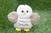Takeoff Patter Owl Keychain Cute Owl with Its Wings Spread and Stuffed Toy Box flapping.Beige [music Included]