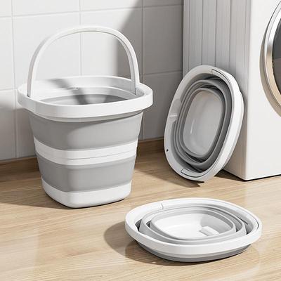 Tragbarer Faltbarer Plastikeimer mit Griff für Fußbad und Wohnheimgebrauch