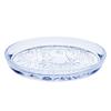 Moomin Arabia Glassware Collection Aqua 1079513 [Officially Imported] Plate, Blue, 15.5cm,